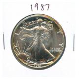 1987 U.S. Silver Eagle ASE - 1 oz Fine Silver