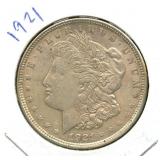 1921 Morgan Silver Dollar