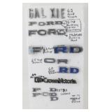Ford Emblems - Various Letters and Years