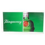 ** Tanquery Gin Metal Bar Sign - 31" x 16"
