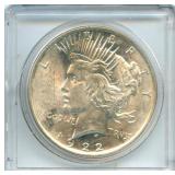 1922 Peace Silver Dollar