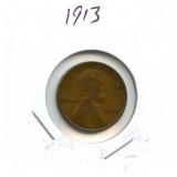 1913 Lincoln Wheat Cent