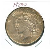 1928-S Peace Silver Dollar