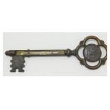 * Vintage Metal Key & Thermometer Souvenir of US