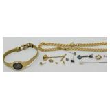 Group of Jewelry with Ladies Citizen Watch -