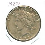 1927-S Peace Silver Dollar