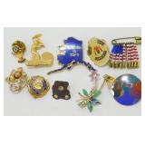 10 Random Lapel Pins