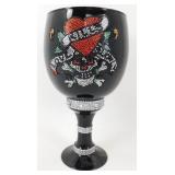 * ED Hardy Black Jeweled Skull Mug