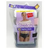 New 10 Pack of Hanes Breathable Cotton Stretch