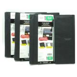 3 New Five Star 1" Deluxe Binder with Removable