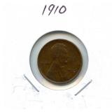 1910 Lincoln Wheat Cent