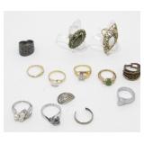 12 Costume Rings