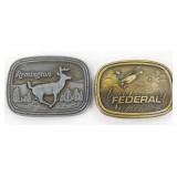 2 Belt Buckles