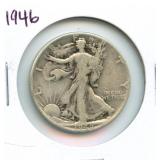 1946 Walking Liberty Silver Half Dollar