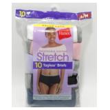 New 10 Pack of Hanes Breathable Cotton Stretch