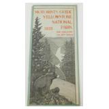 Vintage 1935 Yellowstone National Park Motoristï¿½s