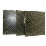 3 New Greenroom Recycled 1" Binders