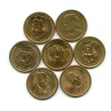 (7) U.S. Presidential Dollar Coins