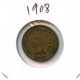 1908 Indian Head Cent