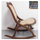 ** Wooden Rocking Chair