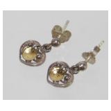 Vintage Sterling Silver Solji Earrings