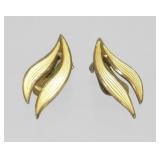 Vintage Sterling Silver Norway Guilloche Yellow