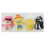 4 Avon Vintage Perfume Figural Pins