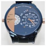 Blue Diesel 2 Time Large Menï¿½s Watch 9360 - Needs
