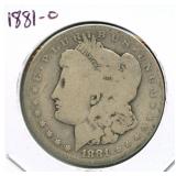 1881-O Morgan Silver Dollar