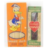 2 Vintage Straws