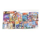Large Group of Lego Super Heroes Manuals