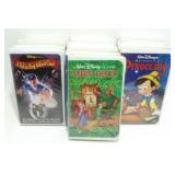 * 13 Disney Clamshell VHS Tapes