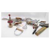 Large Collection of Vintage Kitchen Utensils