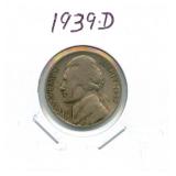 1939-D Jefferson Nickel