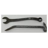 Pair of Vintage Wrenches - Ford & Antigo Flour