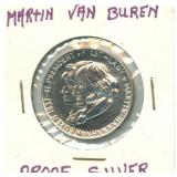 Martin Van Buren Commemorative Silver Proof Coin