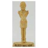 WWII "Kilroy Was Here" Pregnant Girl Plastic