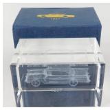 1957 Chevy Bel Air 3D Etched Glass Sculpture