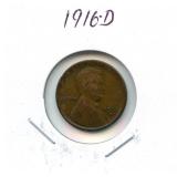 1916-D Lincoln Wheat Cent