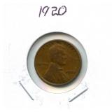 1920 Lincoln Wheat Cent