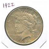 1922 Peace Silver Dollar