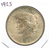 1923 Peace Silver Dollar