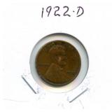 1922-D Lincoln Wheat Cent