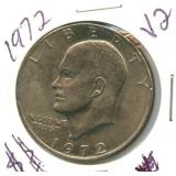 1972 Eisenhower Dollar Coin