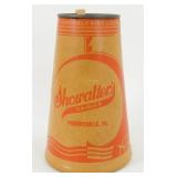 Vintage Waxed Paper Milk Cone - Showalterï¿½s