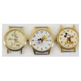 3 Mickey Mouse Watches