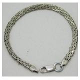 925 Italian Sterling Silver Bracelet - Lobster