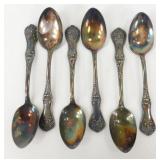 6 Teaspoons - Pat. Sept. 11, 1906, Wm. Rogers &
