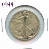 1944 Walking Liberty Silver Half Dollar