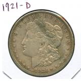 1921-D Morgan Silver Dollar
